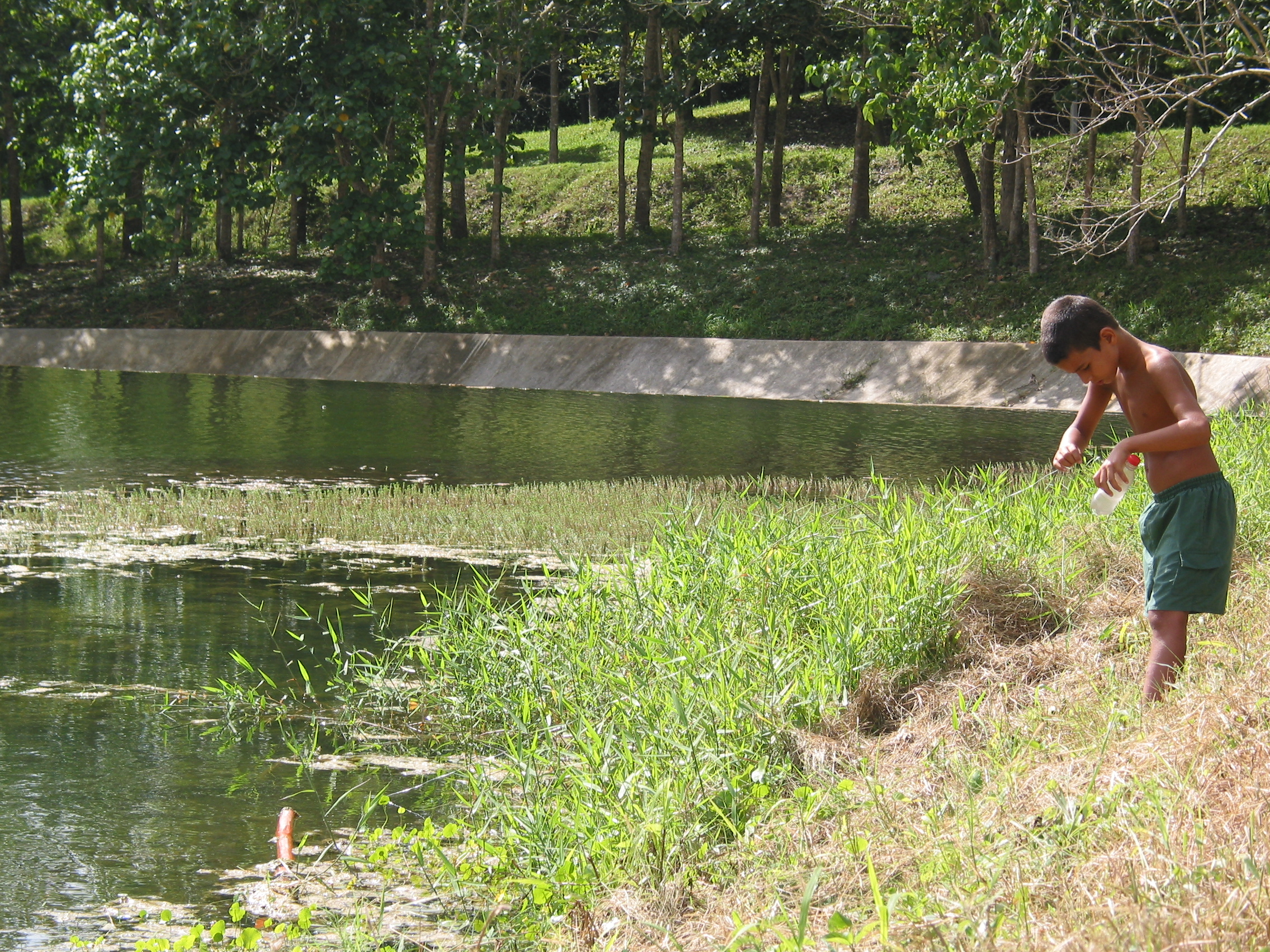 Fishing Las Terrazas Village, Cuba.